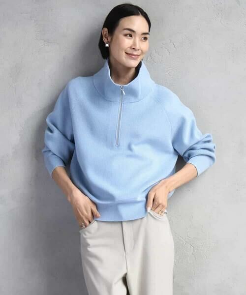 MICHEL KLEIN / ミッシェルクラン ニット・セーター | ハーフジップニット | 詳細15