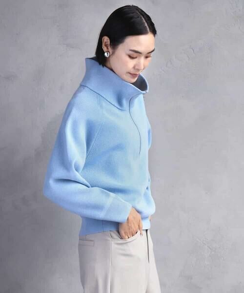 MICHEL KLEIN / ミッシェルクラン ニット・セーター | ハーフジップニット | 詳細16