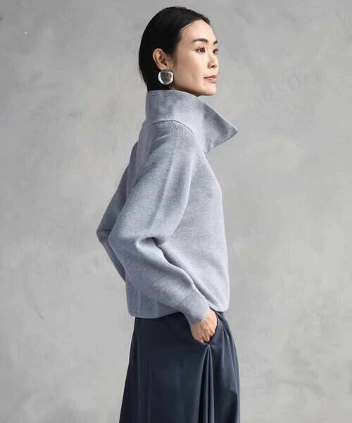 MICHEL KLEIN / ミッシェルクラン ニット・セーター | ハーフジップニット | 詳細2