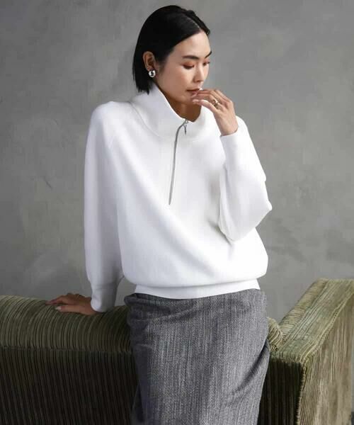 MICHEL KLEIN / ミッシェルクラン ニット・セーター | ハーフジップニット | 詳細20