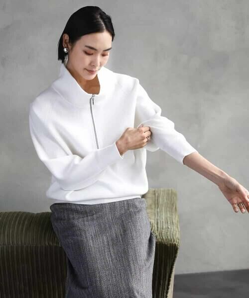 MICHEL KLEIN / ミッシェルクラン ニット・セーター | ハーフジップニット | 詳細21