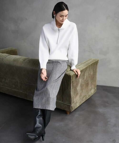 MICHEL KLEIN / ミッシェルクラン ニット・セーター | ハーフジップニット | 詳細22