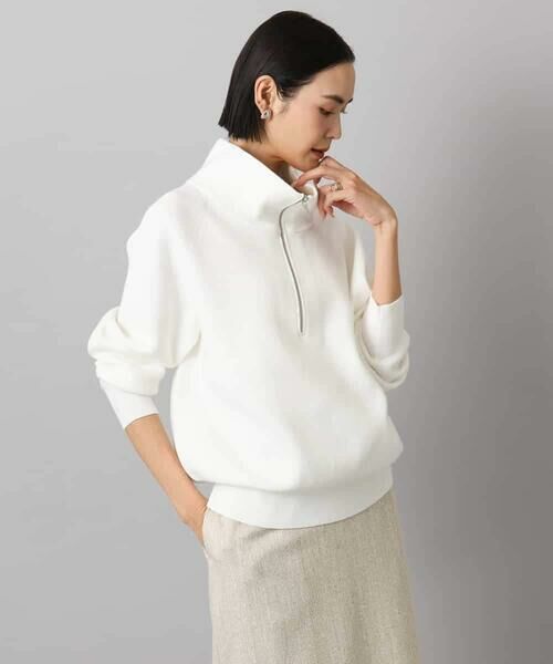 MICHEL KLEIN / ミッシェルクラン ニット・セーター | ハーフジップニット | 詳細27