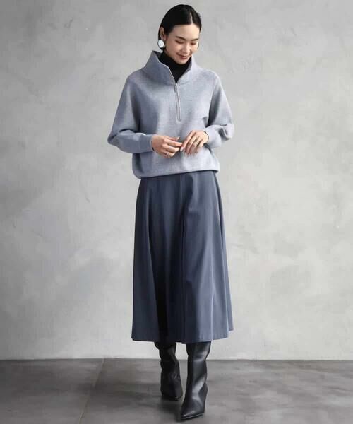 MICHEL KLEIN / ミッシェルクラン ニット・セーター | ハーフジップニット | 詳細3