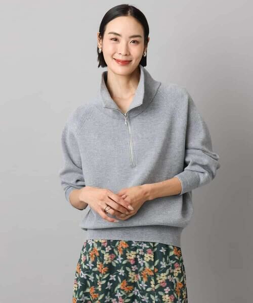 MICHEL KLEIN / ミッシェルクラン ニット・セーター | ハーフジップニット | 詳細6