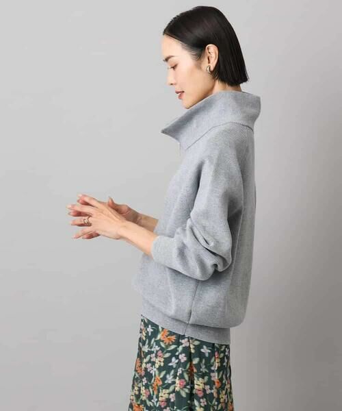 MICHEL KLEIN / ミッシェルクラン ニット・セーター | ハーフジップニット | 詳細8