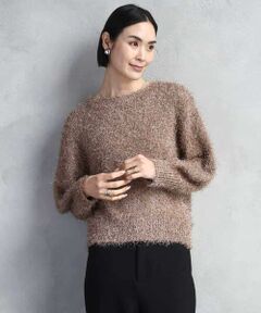 MICHEL KLEIN / ミッシェルクラン ニット・セーター | フェザーヤーンラメプルオーバー