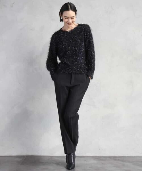 MICHEL KLEIN / ミッシェルクラン ニット・セーター | フェザーヤーンラメプルオーバー | 詳細10