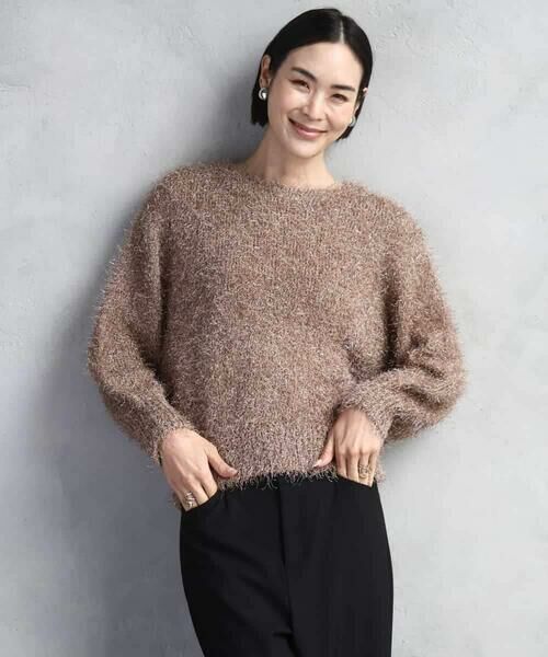 MICHEL KLEIN / ミッシェルクラン ニット・セーター | フェザーヤーンラメプルオーバー | 詳細12