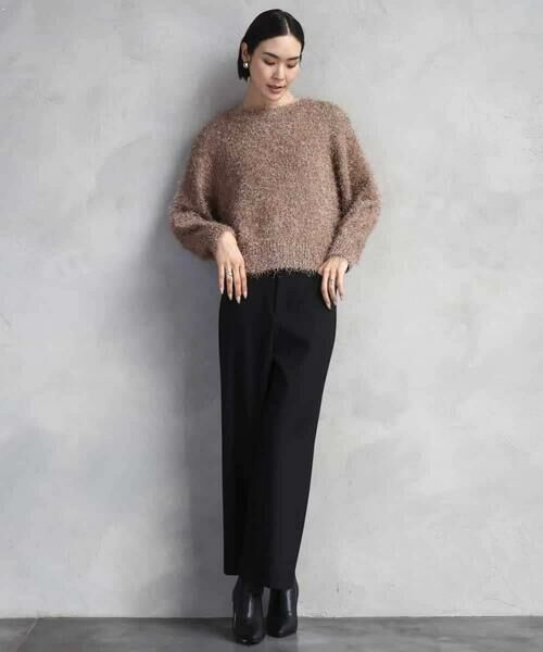 MICHEL KLEIN / ミッシェルクラン ニット・セーター | フェザーヤーンラメプルオーバー | 詳細14