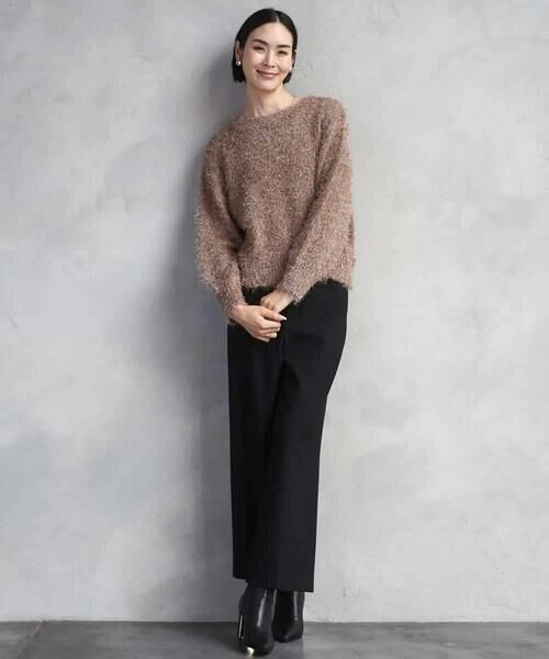 MICHEL KLEIN / ミッシェルクラン ニット・セーター | フェザーヤーンラメプルオーバー | 詳細15