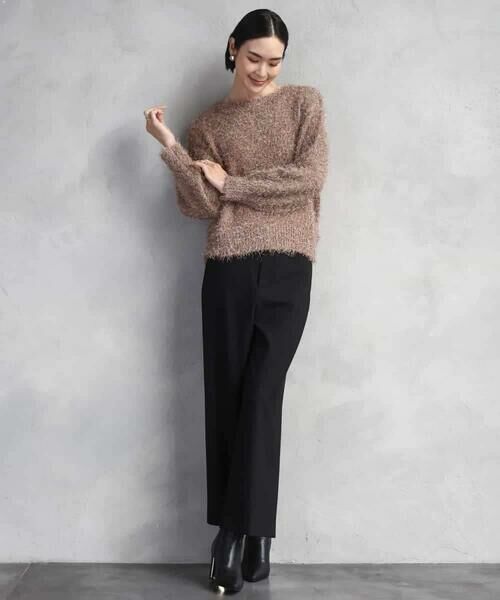 MICHEL KLEIN / ミッシェルクラン ニット・セーター | フェザーヤーンラメプルオーバー | 詳細16