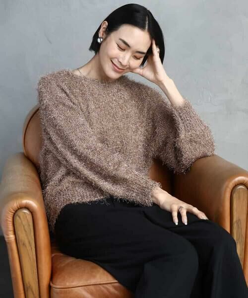 MICHEL KLEIN / ミッシェルクラン ニット・セーター | フェザーヤーンラメプルオーバー | 詳細18