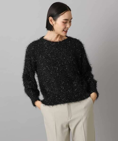 MICHEL KLEIN / ミッシェルクラン ニット・セーター | フェザーヤーンラメプルオーバー | 詳細2