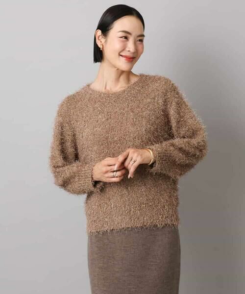 MICHEL KLEIN / ミッシェルクラン ニット・セーター | フェザーヤーンラメプルオーバー | 詳細22