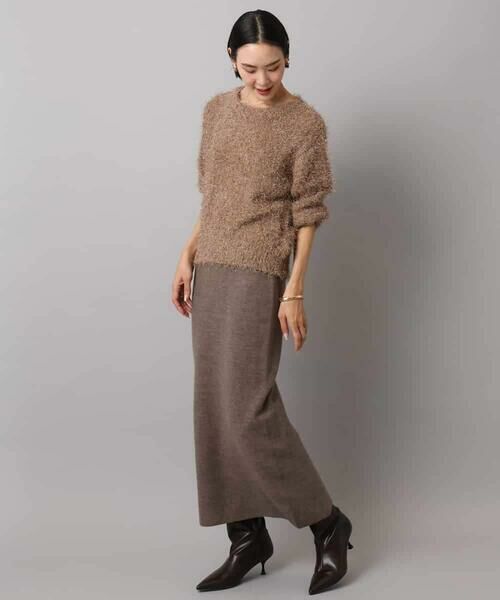 MICHEL KLEIN / ミッシェルクラン ニット・セーター | フェザーヤーンラメプルオーバー | 詳細25