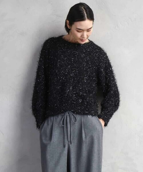 MICHEL KLEIN / ミッシェルクラン ニット・セーター | フェザーヤーンラメプルオーバー | 詳細5