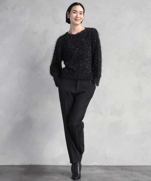 MICHEL KLEIN / ミッシェルクラン ニット・セーター | フェザーヤーンラメプルオーバー | 詳細9