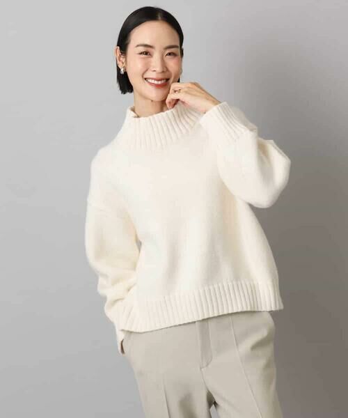 MICHEL KLEIN / ミッシェルクラン ニット・セーター | ビーズハイネックニット | 詳細17