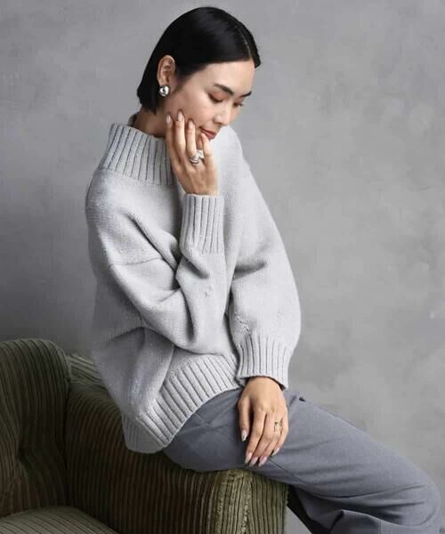 MICHEL KLEIN / ミッシェルクラン ニット・セーター | ビーズハイネックニット | 詳細18