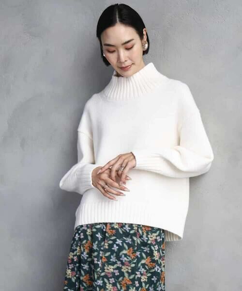 MICHEL KLEIN / ミッシェルクラン ニット・セーター | ビーズハイネックニット | 詳細2