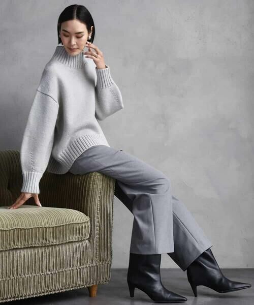 MICHEL KLEIN / ミッシェルクラン ニット・セーター | ビーズハイネックニット | 詳細21