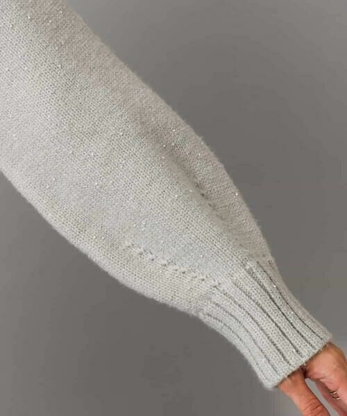 MICHEL KLEIN / ミッシェルクラン ニット・セーター | ビーズハイネックニット | 詳細30