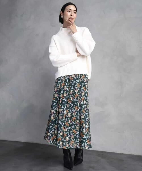 MICHEL KLEIN / ミッシェルクラン ニット・セーター | ビーズハイネックニット | 詳細6