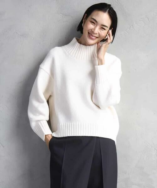 MICHEL KLEIN / ミッシェルクラン ニット・セーター | ビーズハイネックニット | 詳細8