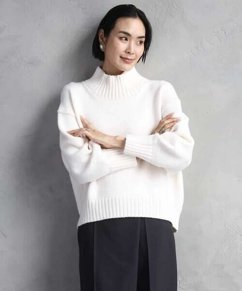 MICHEL KLEIN / ミッシェルクラン ニット・セーター | ビーズハイネックニット | 詳細9