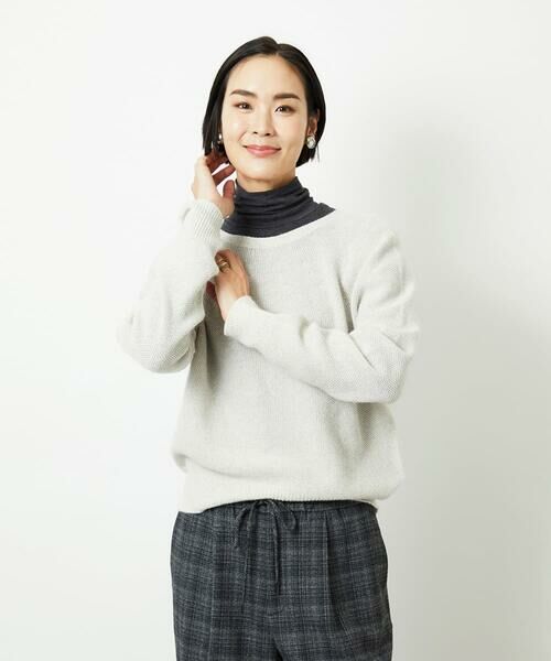 MICHEL KLEIN / ミッシェルクラン ニット・セーター | ホールガーメント（R）クルーネックニット | 詳細12