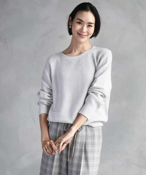 MICHEL KLEIN / ミッシェルクラン ニット・セーター | ホールガーメント（R）クルーネックニット | 詳細6