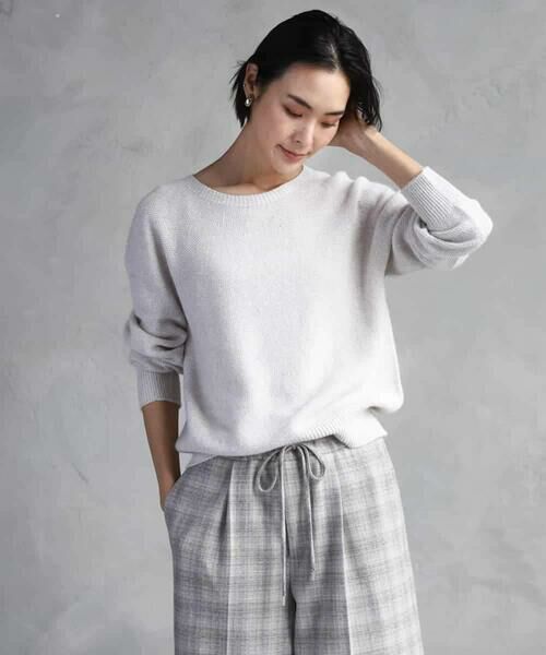 MICHEL KLEIN / ミッシェルクラン ニット・セーター | ホールガーメント（R）クルーネックニット | 詳細7