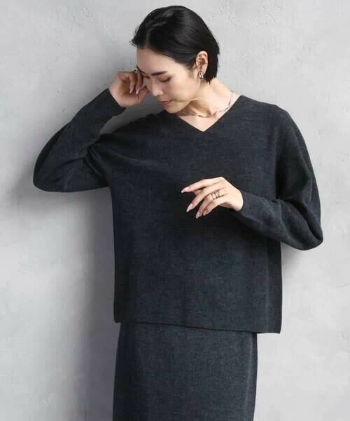 MICHEL KLEIN / ミッシェルクラン ニット・セーター | [セットアップ対応]Vネックニット | 詳細16