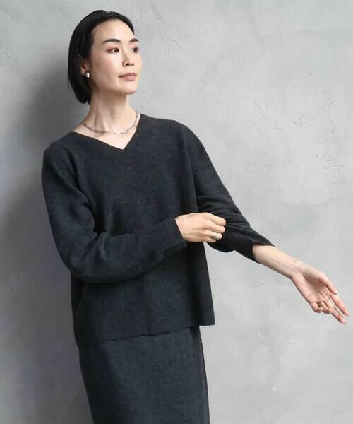 MICHEL KLEIN / ミッシェルクラン ニット・セーター | [セットアップ対応]Vネックニット | 詳細17