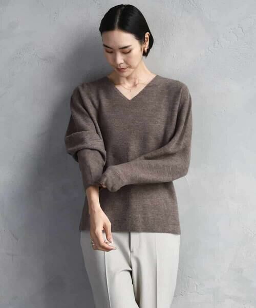 MICHEL KLEIN / ミッシェルクラン ニット・セーター | [セットアップ対応]Vネックニット | 詳細7