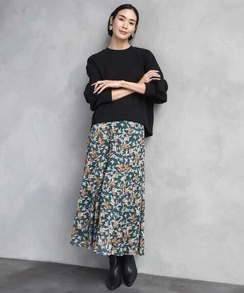 MICHEL KLEIN / ミッシェルクラン ロング・マキシ丈スカート | ヴィンテージフラワースカート | 詳細17