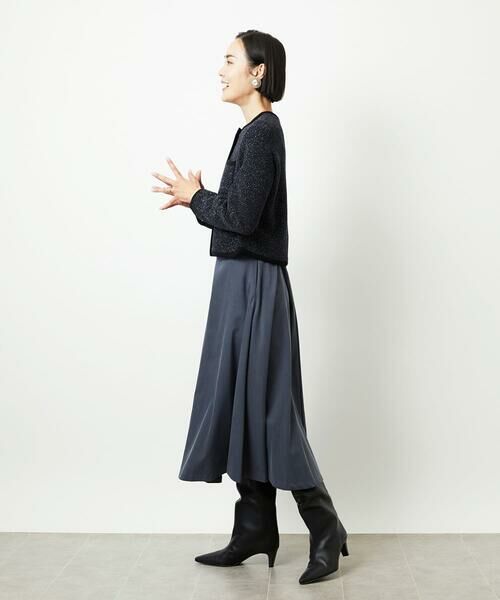 MICHEL KLEIN / ミッシェルクラン ロング・マキシ丈スカート | ヴィンテージツイルフレアースカート | 詳細16
