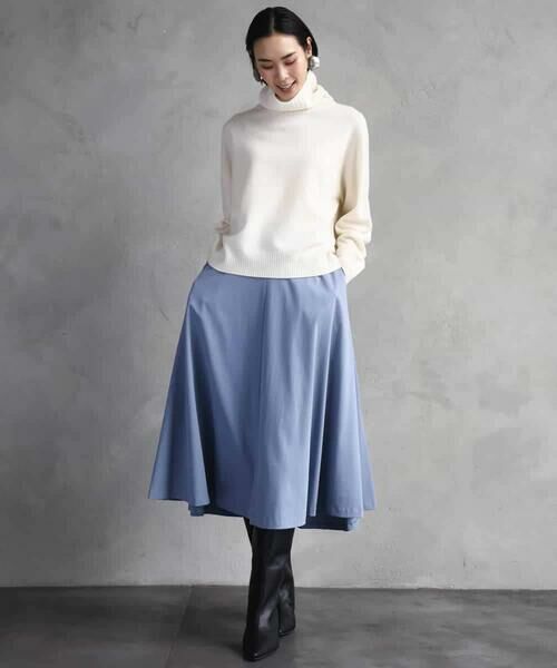 MICHEL KLEIN / ミッシェルクラン ロング・マキシ丈スカート | ヴィンテージツイルフレアースカート | 詳細23