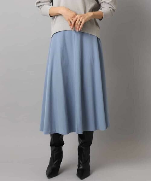 MICHEL KLEIN / ミッシェルクラン ロング・マキシ丈スカート | ヴィンテージツイルフレアースカート | 詳細25