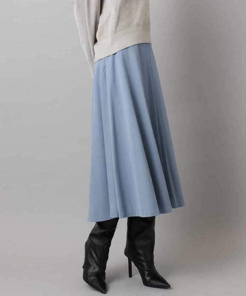 MICHEL KLEIN / ミッシェルクラン ロング・マキシ丈スカート | ヴィンテージツイルフレアースカート | 詳細27