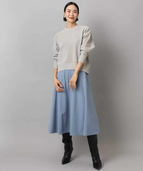 MICHEL KLEIN / ミッシェルクラン ロング・マキシ丈スカート | ヴィンテージツイルフレアースカート | 詳細28