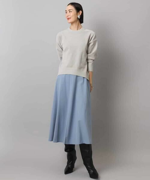 MICHEL KLEIN / ミッシェルクラン ロング・マキシ丈スカート | ヴィンテージツイルフレアースカート | 詳細29