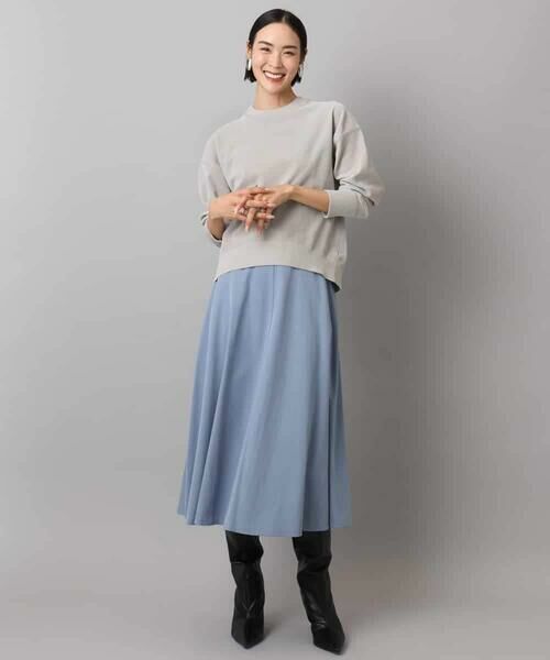 MICHEL KLEIN / ミッシェルクラン ロング・マキシ丈スカート | ヴィンテージツイルフレアースカート | 詳細30