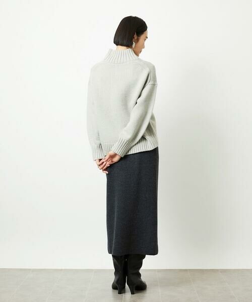 MICHEL KLEIN / ミッシェルクラン ロング・マキシ丈スカート | [セットアップ対応]ニットナロースカート | 詳細16