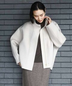 MICHEL KLEIN / ミッシェルクラン その他アウター | スタンドカラーショートコート