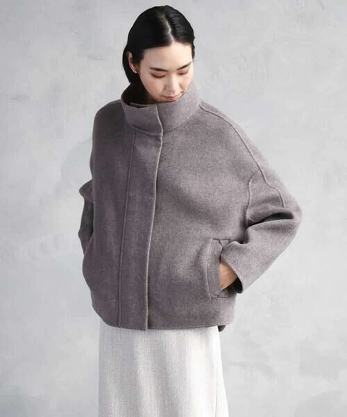 MICHEL KLEIN / ミッシェルクラン その他アウター | スタンドカラーショートコート | 詳細10