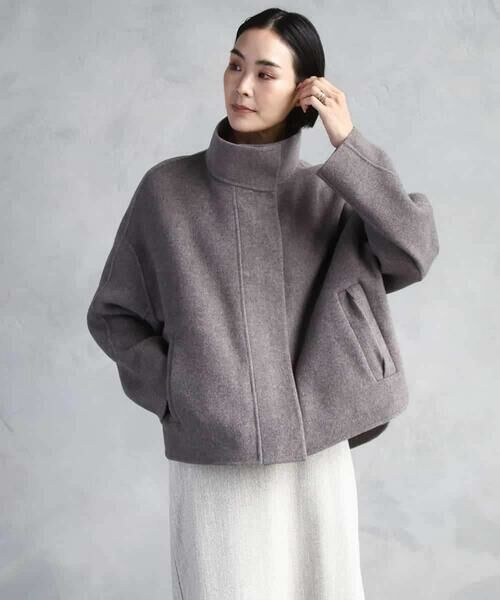 MICHEL KLEIN / ミッシェルクラン その他アウター | スタンドカラーショートコート | 詳細11