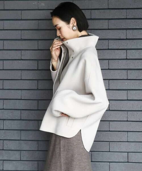 MICHEL KLEIN / ミッシェルクラン その他アウター | スタンドカラーショートコート | 詳細15