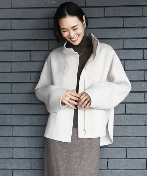 MICHEL KLEIN / ミッシェルクラン その他アウター | スタンドカラーショートコート | 詳細16